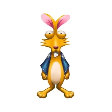 Illustration: Mr.Rabbit - Monster Camp Topic. Element / Character Design - Fanta Stock Illustration