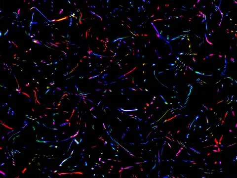 Illustration of multi color liquid texture for abstract black background Stock Illustration