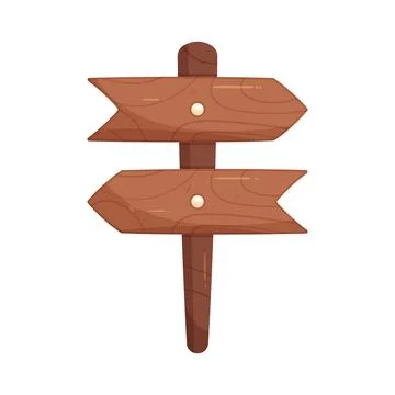 Illustration of multi direction sign Stock Illustration