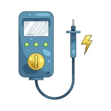 Illustration of multimeter Stock Illustration