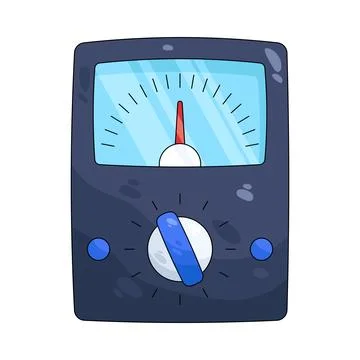 Illustration of multimeter Stock Illustration
