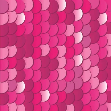 Illustration of multiple rows of pink metallic sequins 스톡 일러스트