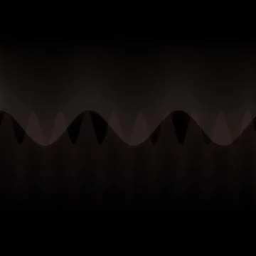 Illustration of multiple waves oscillating or overlapping by many small Digital Illustrazione stock