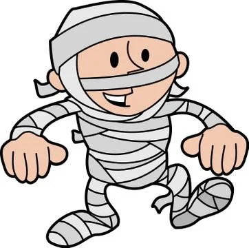 Illustration of mummy Illustrazione stock