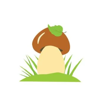 Illustration with mushroom Stock Illustration