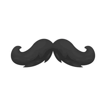 Illustration of mustache Stock Illustration