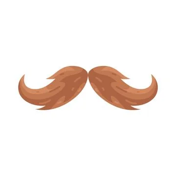 Illustration of Mustache Stock Illustration