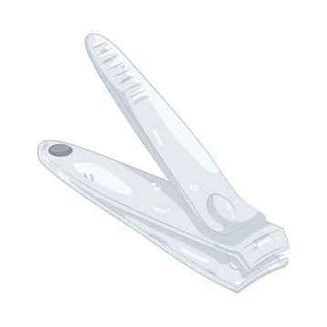 Illustration of nail clipper Stock Illustration