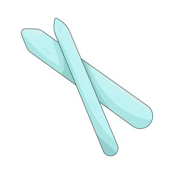 Illustration of nail file Stock Illustration
