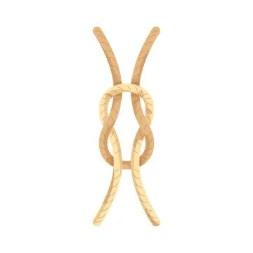 Illustration of nautical knot Illustrazione stock