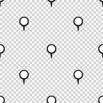 Illustration of navigation pointer icon in black color 写真素材