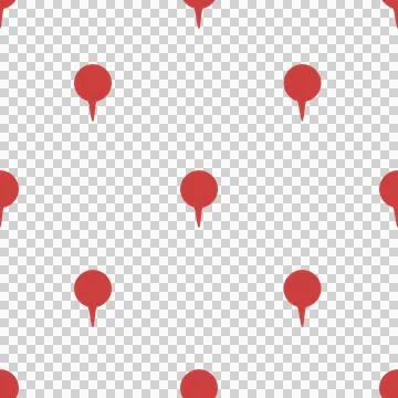 Illustration of navigation pointer icon in red color Stock Illustration