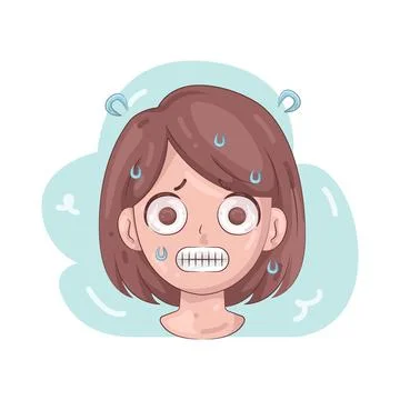 Illustration of Nervous Stock Illustration