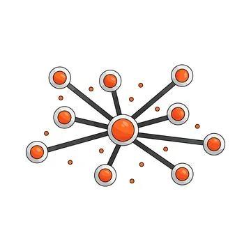 Illustration of Network Stockillustratie