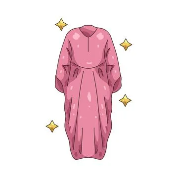 Illustration of new kaftan for Eid Stock Illustration