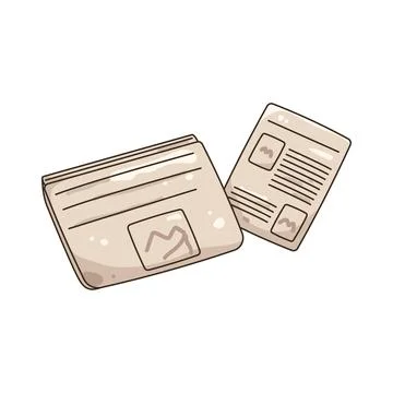 Illustration of newspaper Stock Illustration