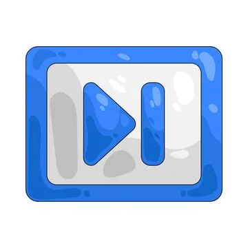 Illustration of next button Stock Illustration