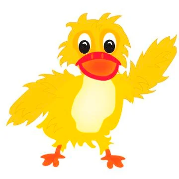 Illustration nice duckling Stock Illustration