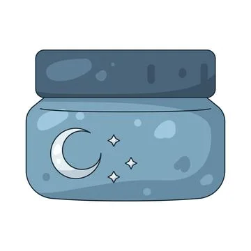 Illustration of night cream Stock Illustration