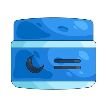 Illustration of night cream Stock Illustration