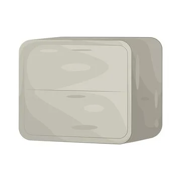 Illustration of nightstand Illustrazione stock