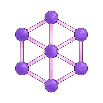 Illustration of Nodes 스톡 일러스트