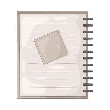 Illustration of notebook Stock Illustration