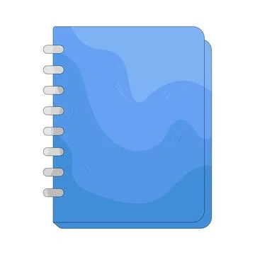 Illustration of notebook Illustrazione stock