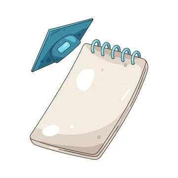 Illustration of notebook Stock Illustration