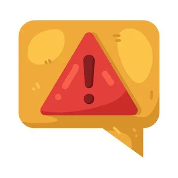 Illustration of Notification alert Stock Illustration