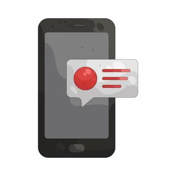 Illustration of notification Stock Illustration