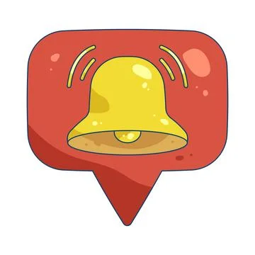 Illustration of Notification on Stock Illustration