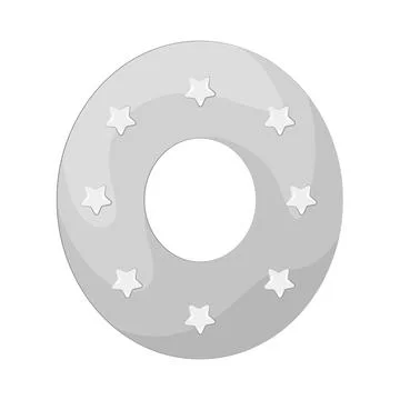 Illustration of Number 0 Illustrazione stock