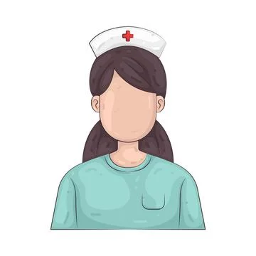 Illustration of nurse Stock Illustration