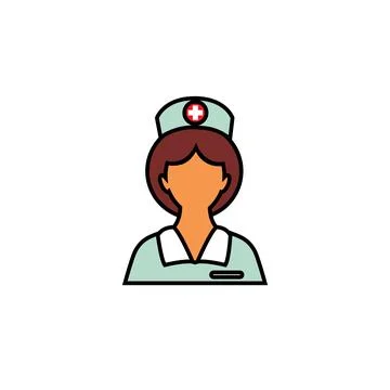 Illustration of a Nurse Illustrazione stock