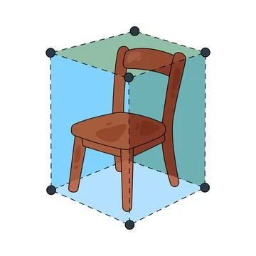 Illustration of Object Tracking Illustrazione stock