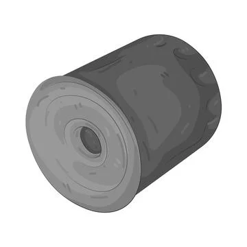Illustration of oil filter Stock Illustration