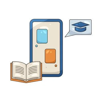 Illustration of online class Stock Illustration