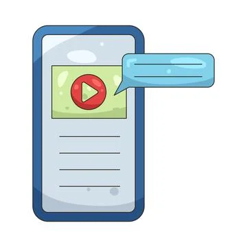 Illustration of Online learning Stock Illustration