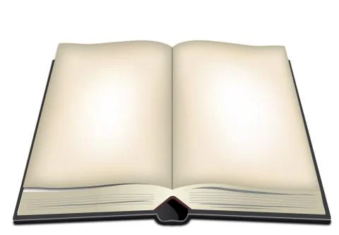 Illustration of an open book Stock Illustration