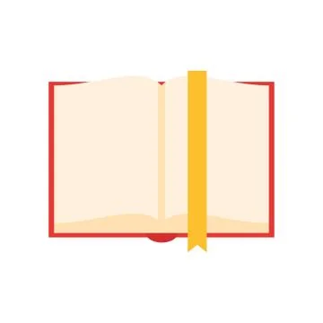 Illustration of open book. Illustrazione stock