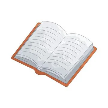 Illustration of open book Stock Illustration