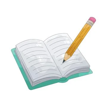 Illustration of open book Stock-Illustration
