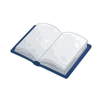 Illustration of open book Stock Illustration