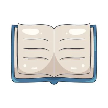 Illustration of open book Stock Illustration