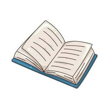 Illustration of open book Stock-Illustration