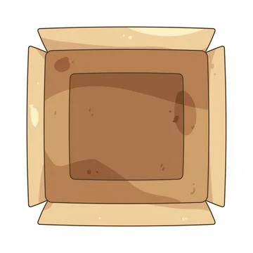 Illustration of open box Stock Illustration