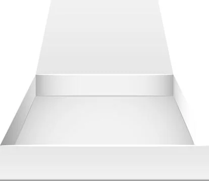 Illustration of open packing box, with white background vector-eps Stock-Illustration