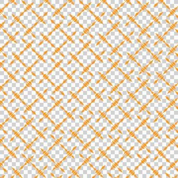 Illustration of orange barbed wire pattern. 스톡 일러스트