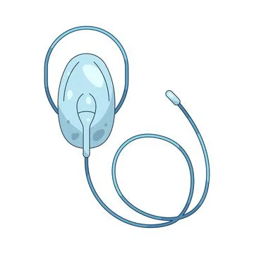 Illustration of oxygen mask Stock Illustration